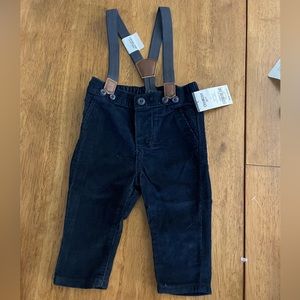 Oshkosh Bgosh corduroy pants with suspenders